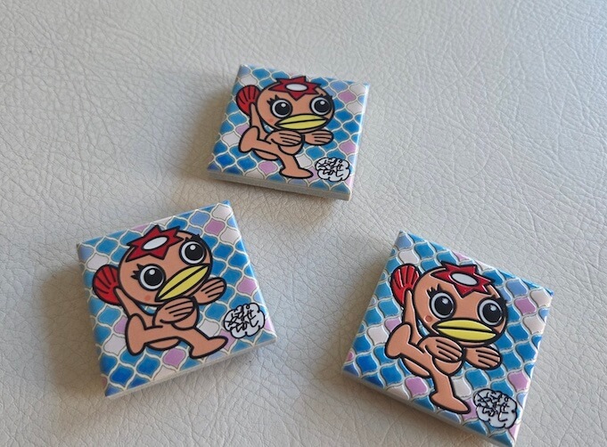 美濃焼 マグネット　プリント