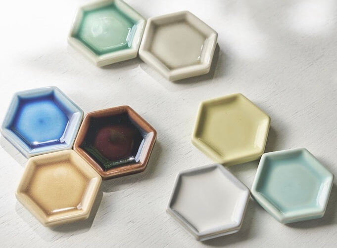 美濃焼 豆皿 HEX
